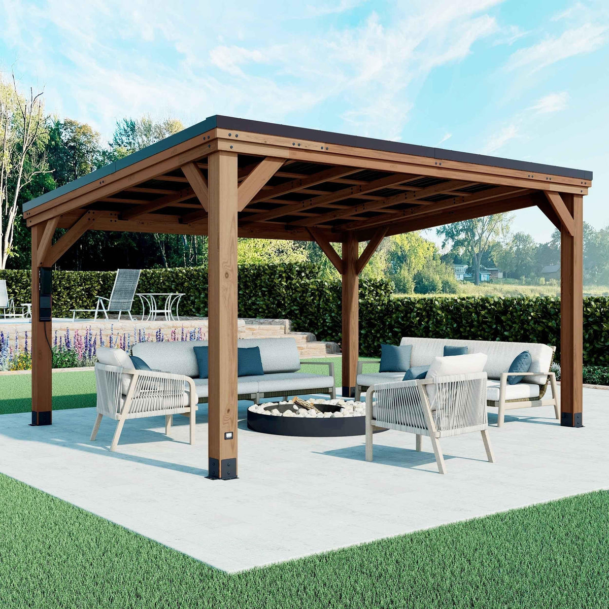 Backyard Discovery 14x12 Arcadia Gazebo.
