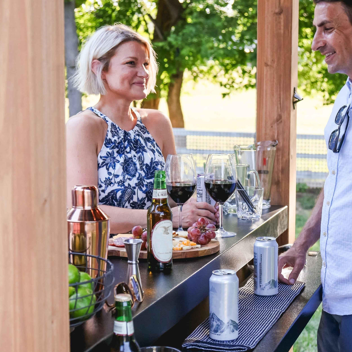 Backyard Discovery Cedar Springs Outdoor Bar.