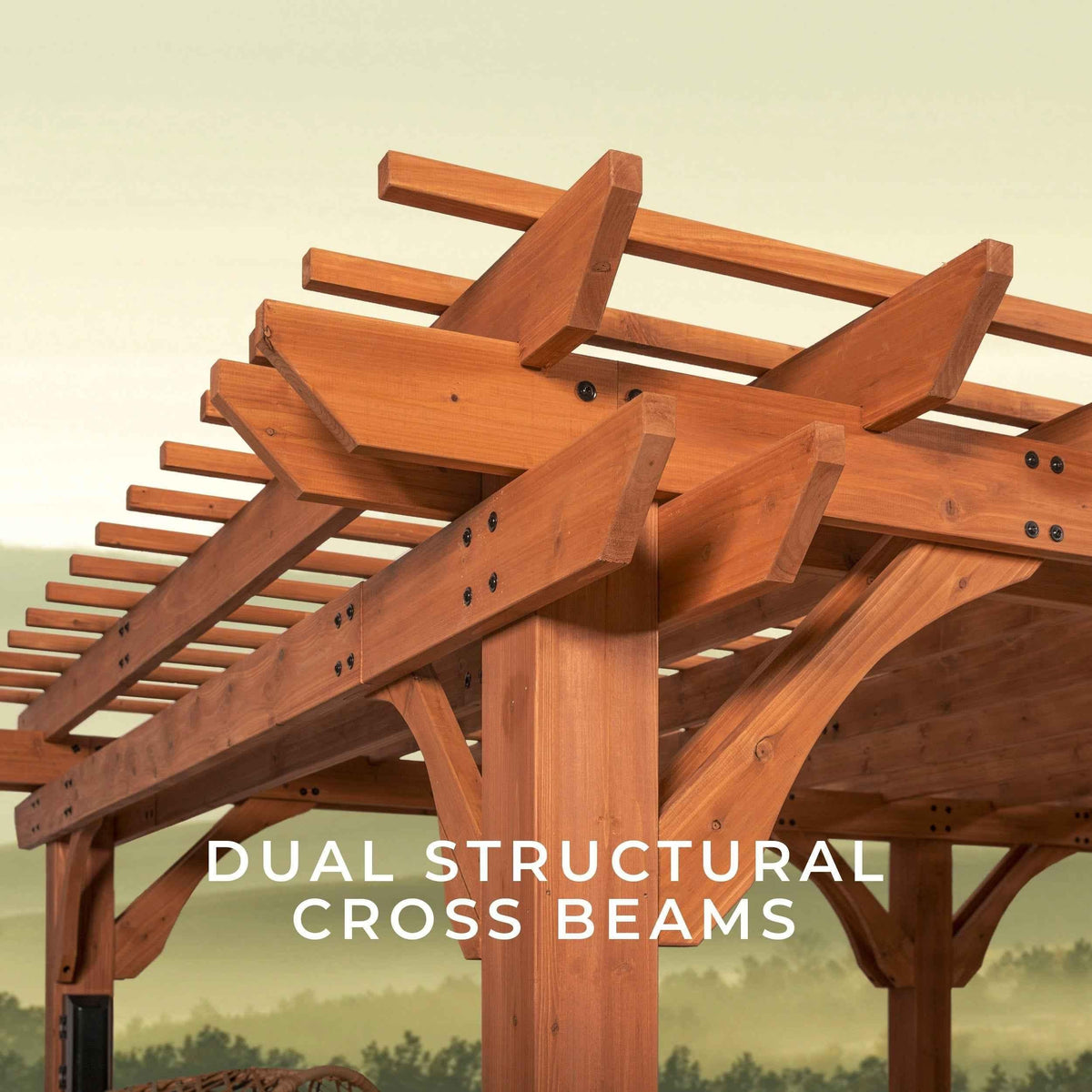 Backyard Discovery 24x12 Beaumont Pergola.