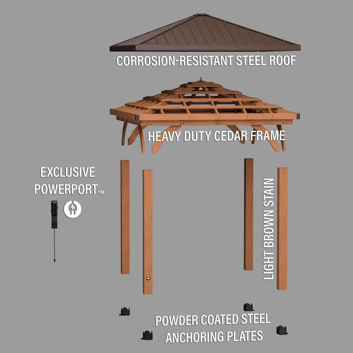 Backyard Discovery 10x10 Barrington Gazebo.