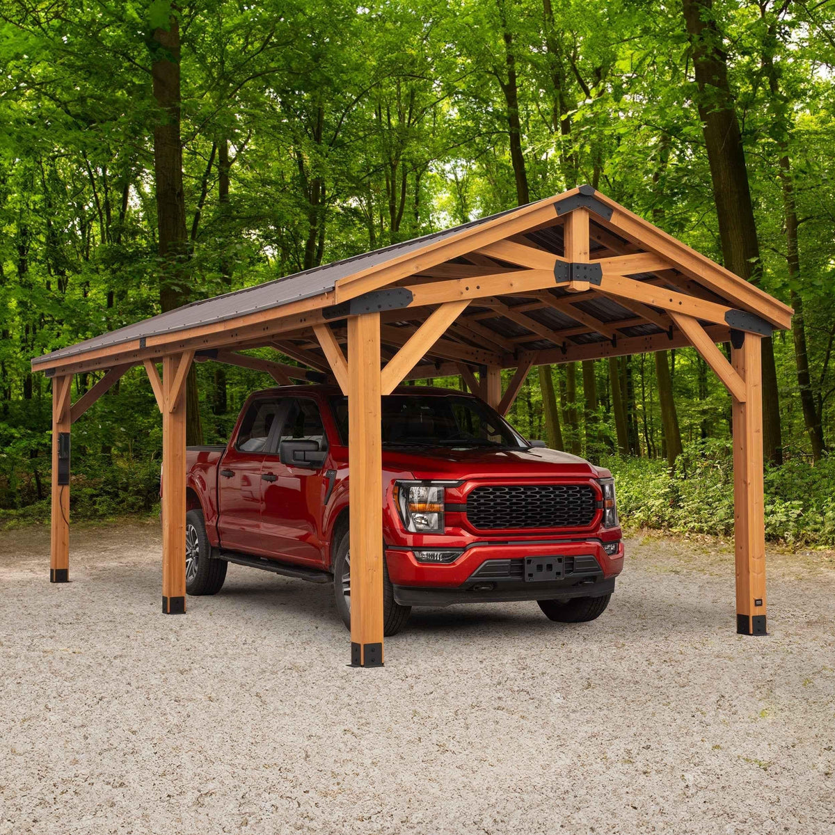 Backyard Discovery 24x12 Norwood Carport/Gazebo.