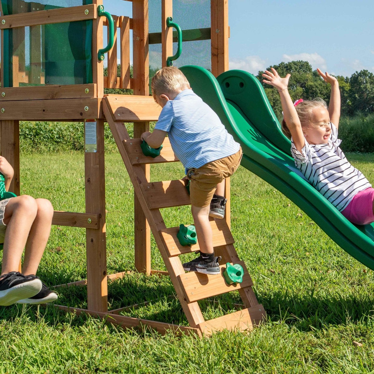 Backyard Discovery Buckley Hill Swing Set.