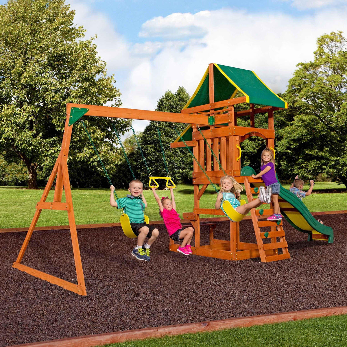 Backyard Discovery Tucson Swing Set.