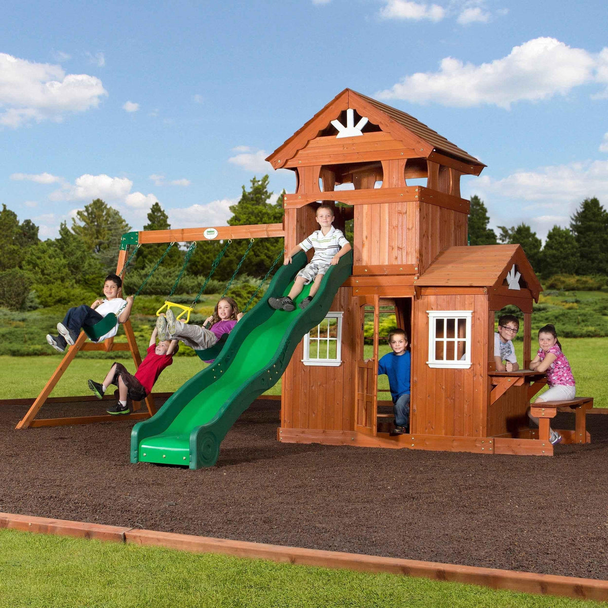 Backyard Discovery Shenandoah Swing Set.