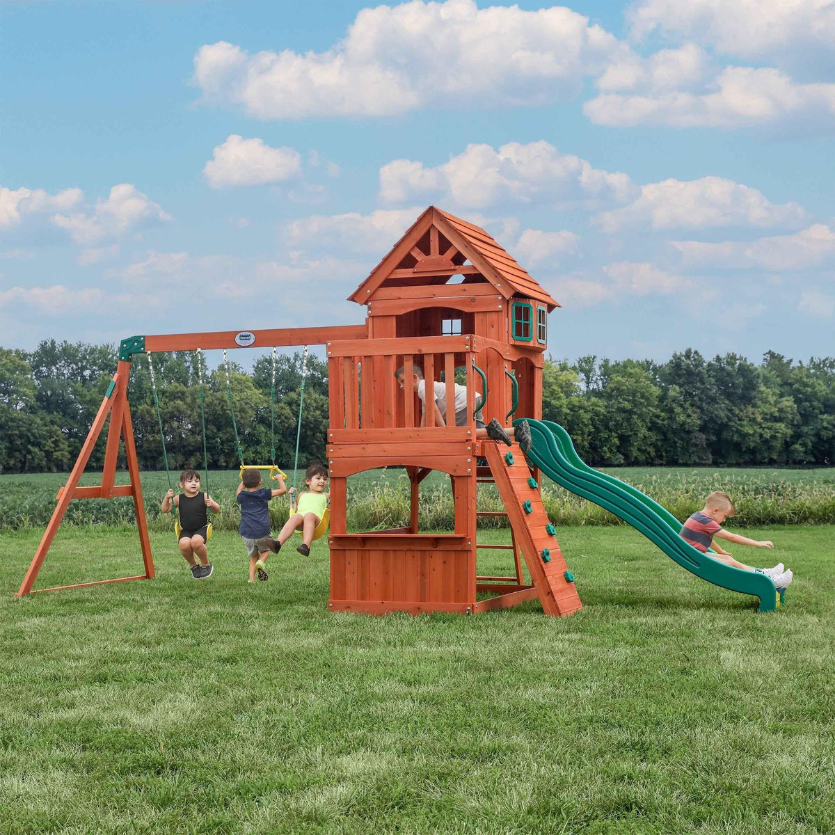 Backyard Discovery Atlantis Swing Set.