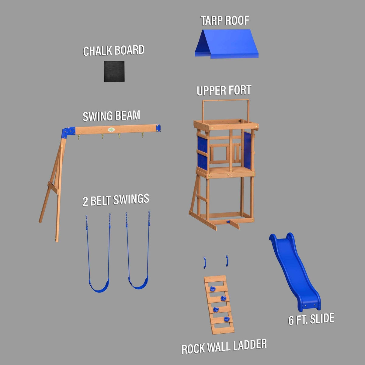 Backyard Discovery Aurora Swing Set.