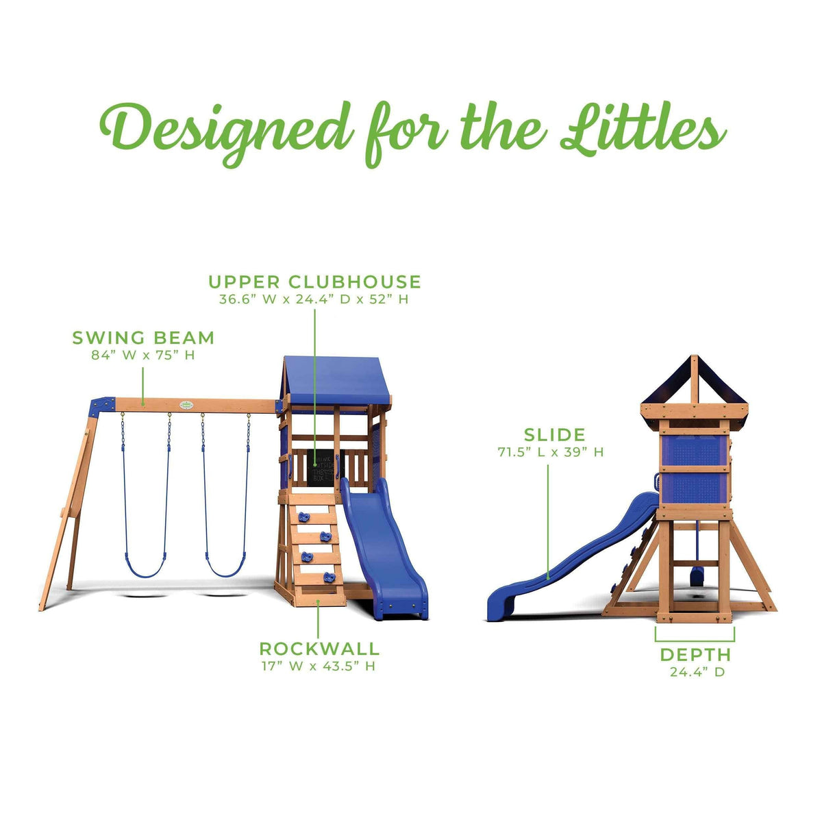 Backyard Discovery Aurora Swing Set.