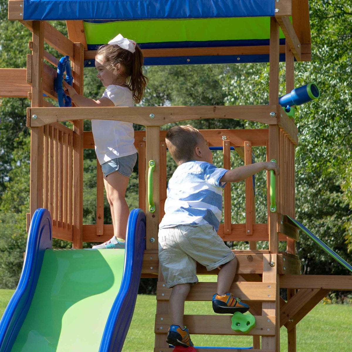 Backyard Discovery Beach Front Swing Set.