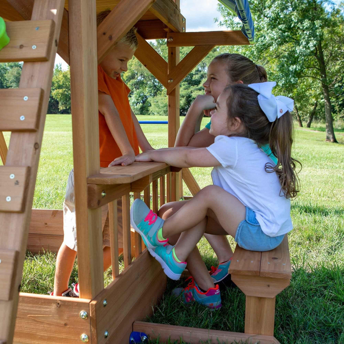 Backyard Discovery Beach Front Swing Set.