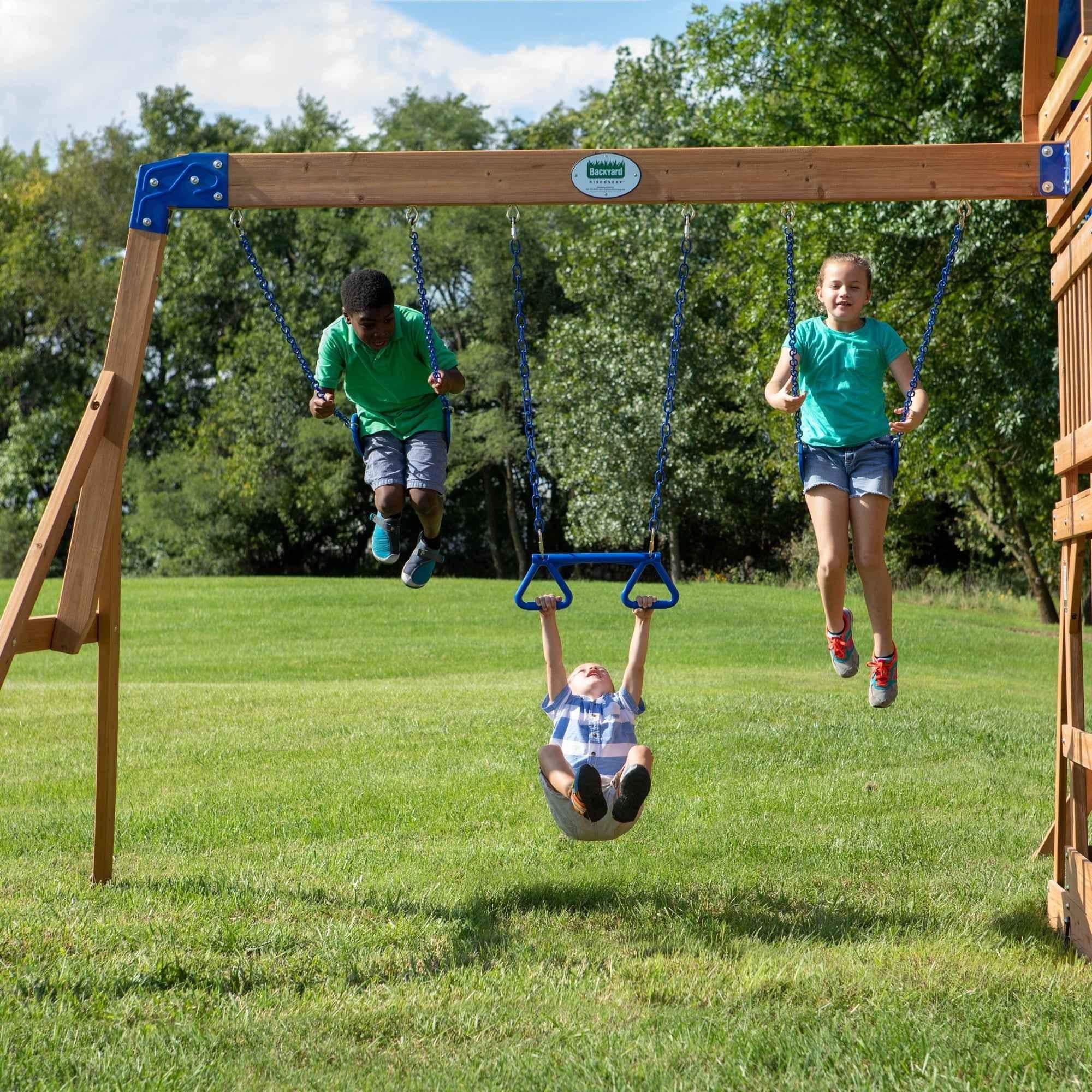 Backyard Discovery Beach Front Swing Set.