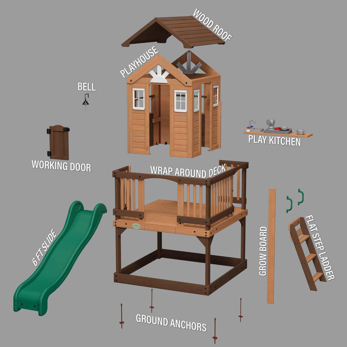 Backyard Discovery Echo Heights Playhouse.