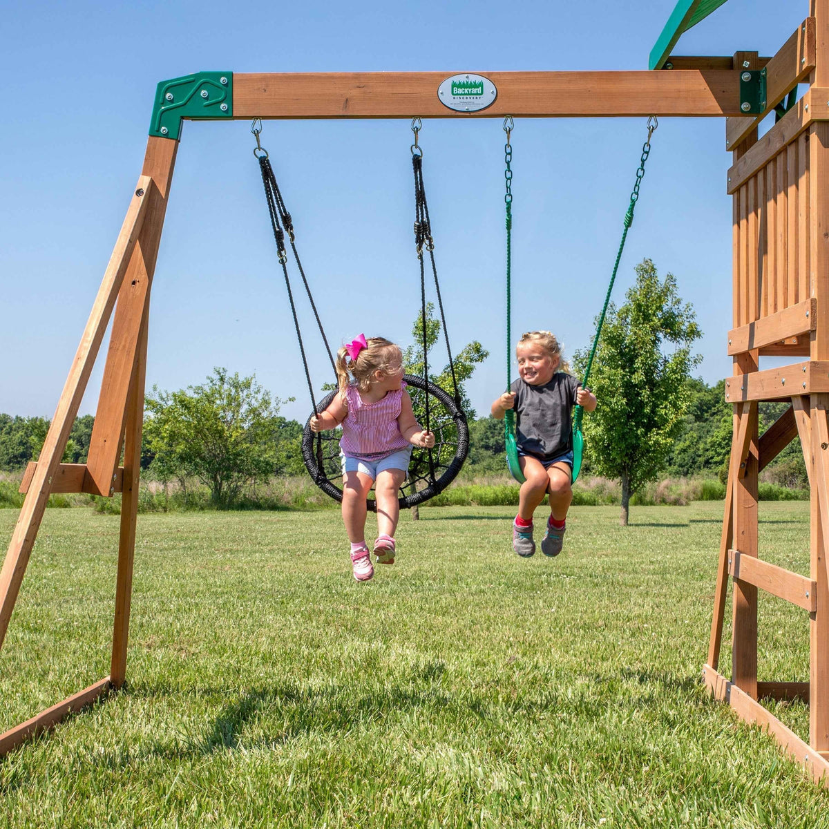 Backyard Discovery Grayson Peak Swing Set.