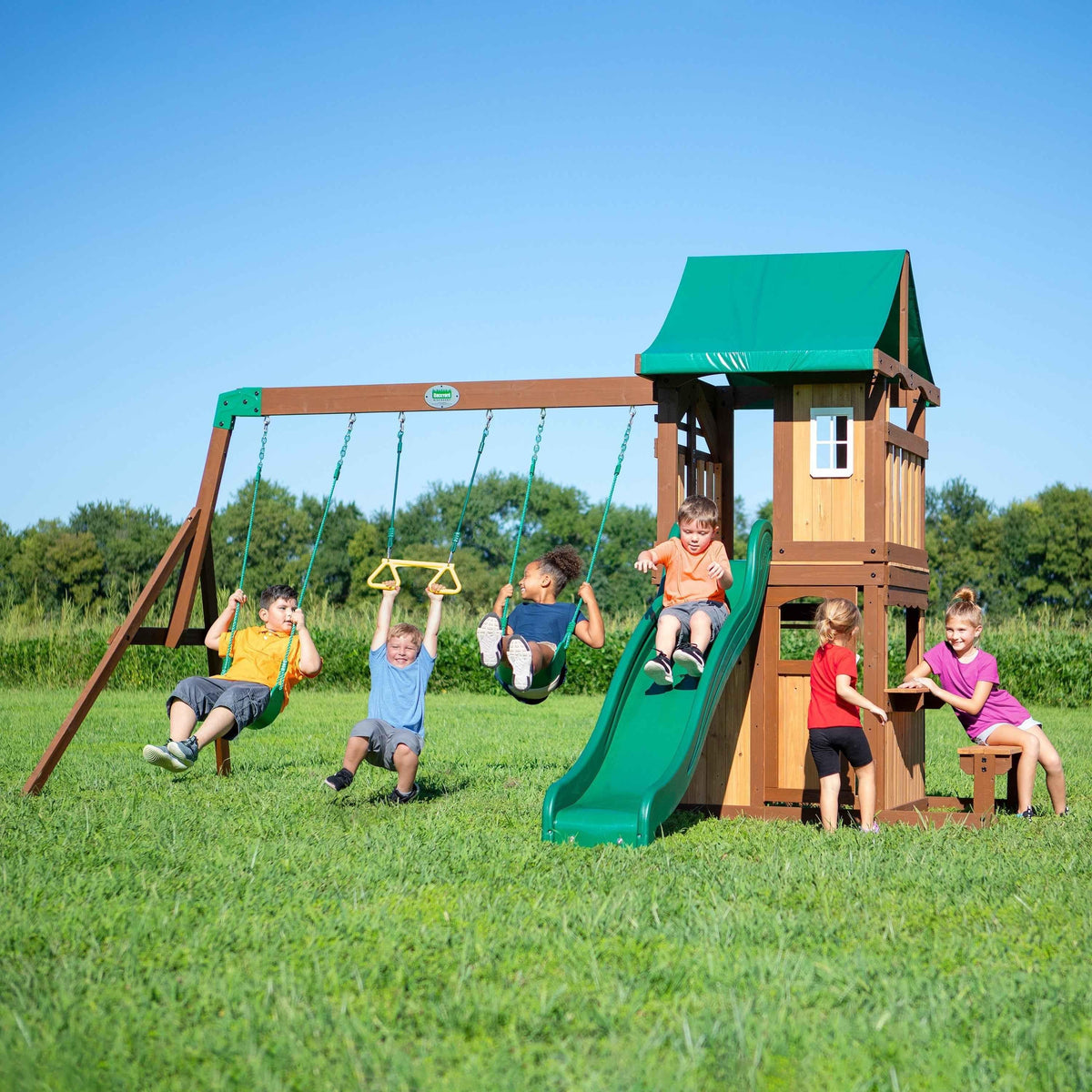 Backyard Discovery Lakewood Swing Set.