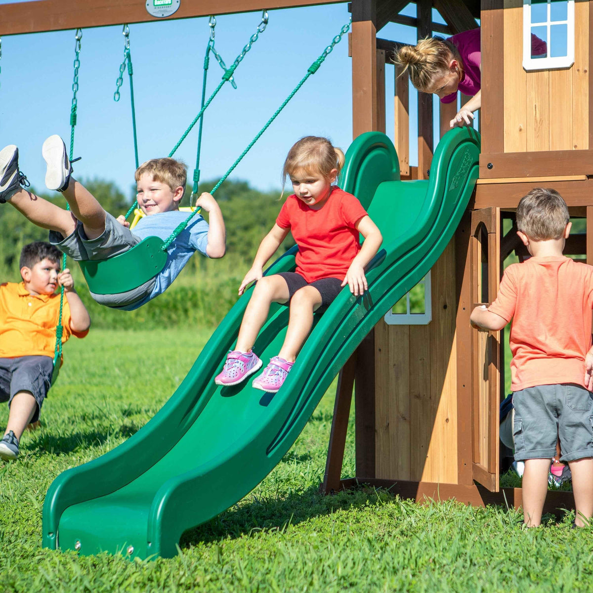 Backyard Discovery Lakewood Swing Set.