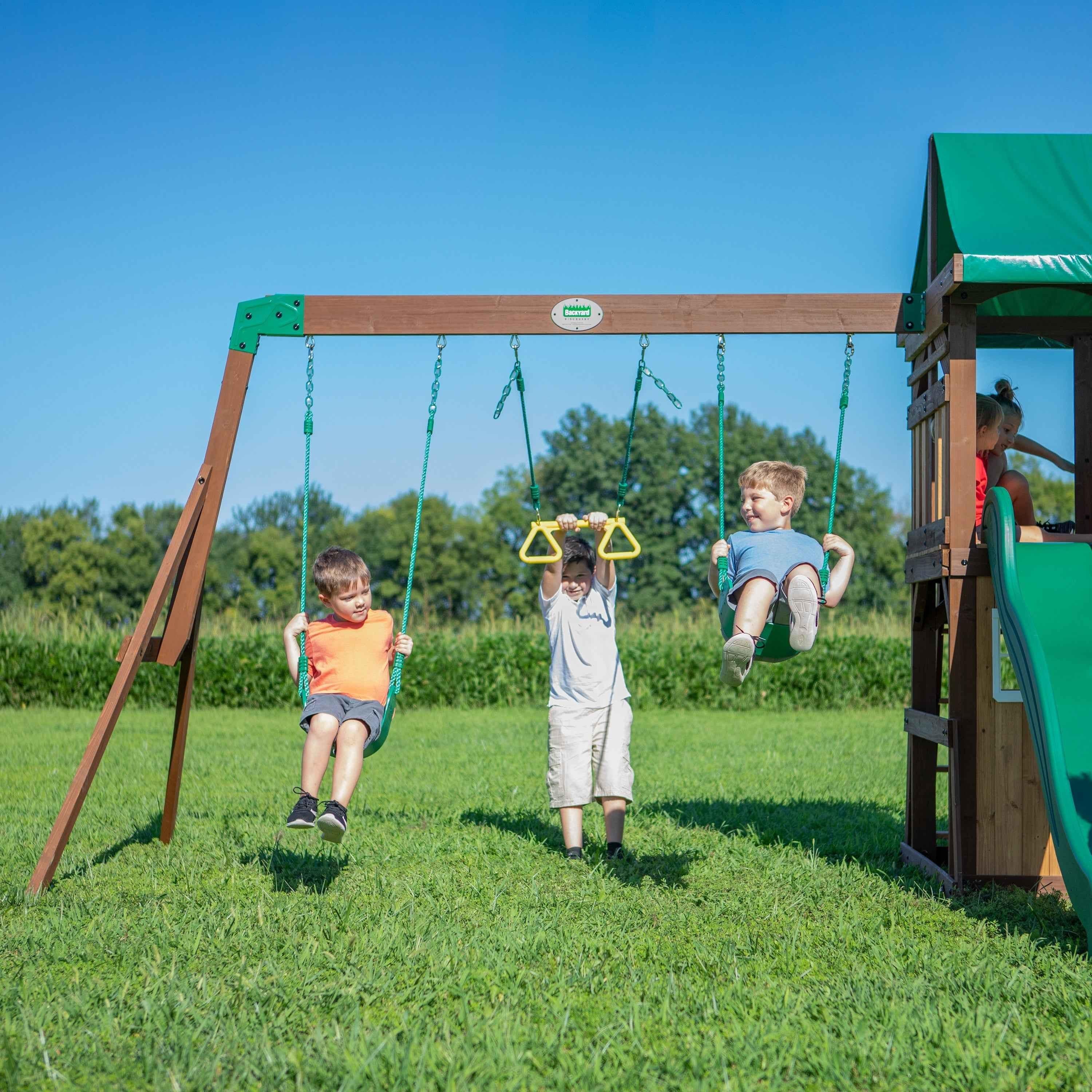 Backyard Discovery Lakewood Swing Set.