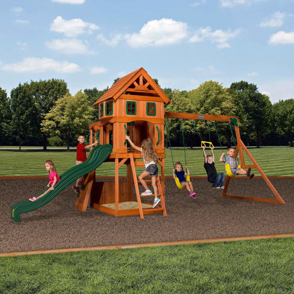 Backyard Discovery Atlantis Swing Set.