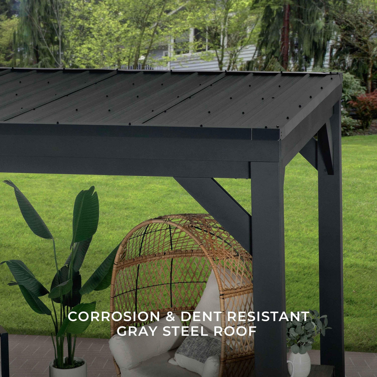 Backyard Discovery 20x9.5 Stonebridge Gazebo/Carport.