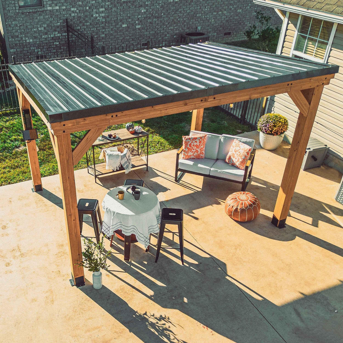 Backyard Discovery 12x9.5 Arcadia Gazebo.