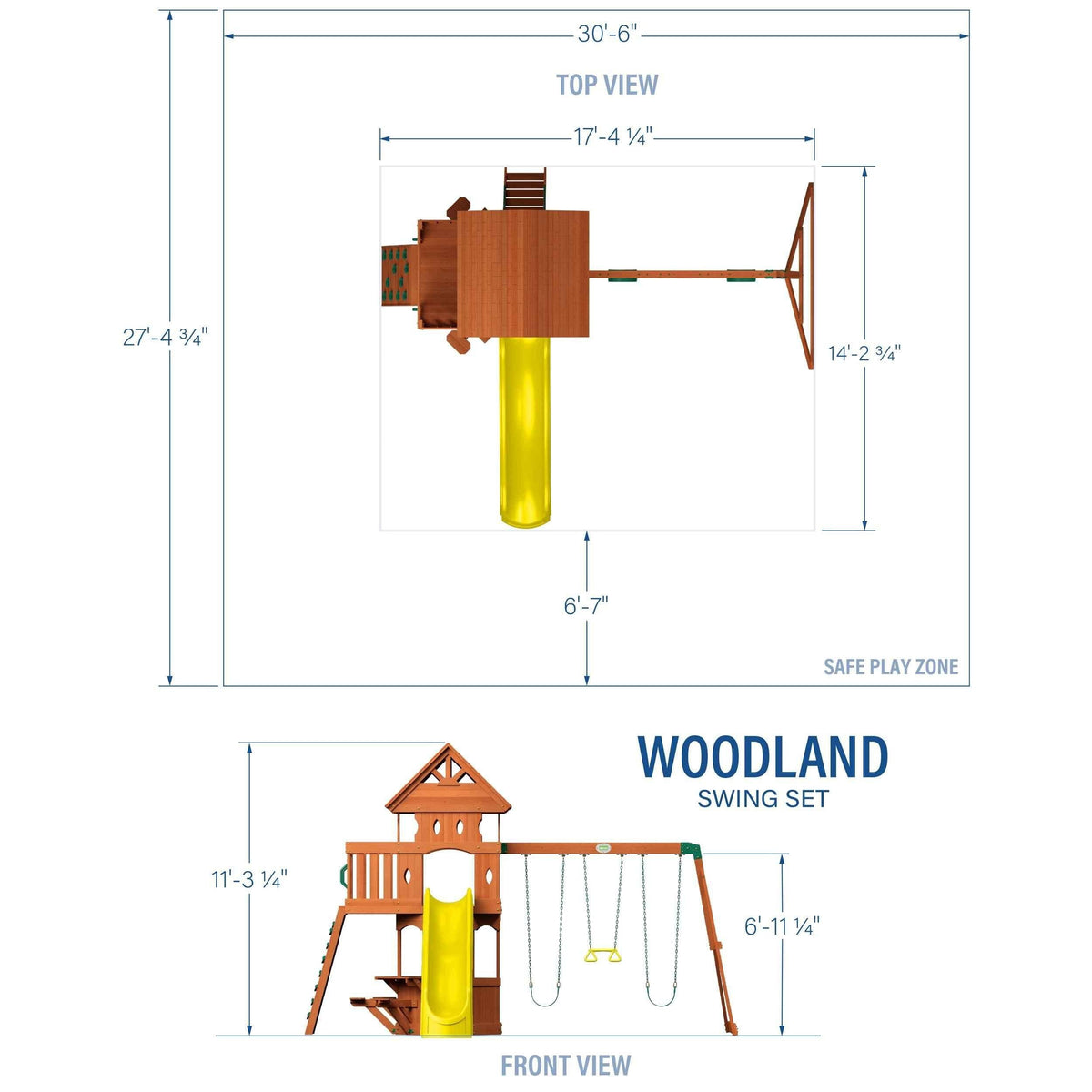 Backyard Discovery Woodland Swing Set