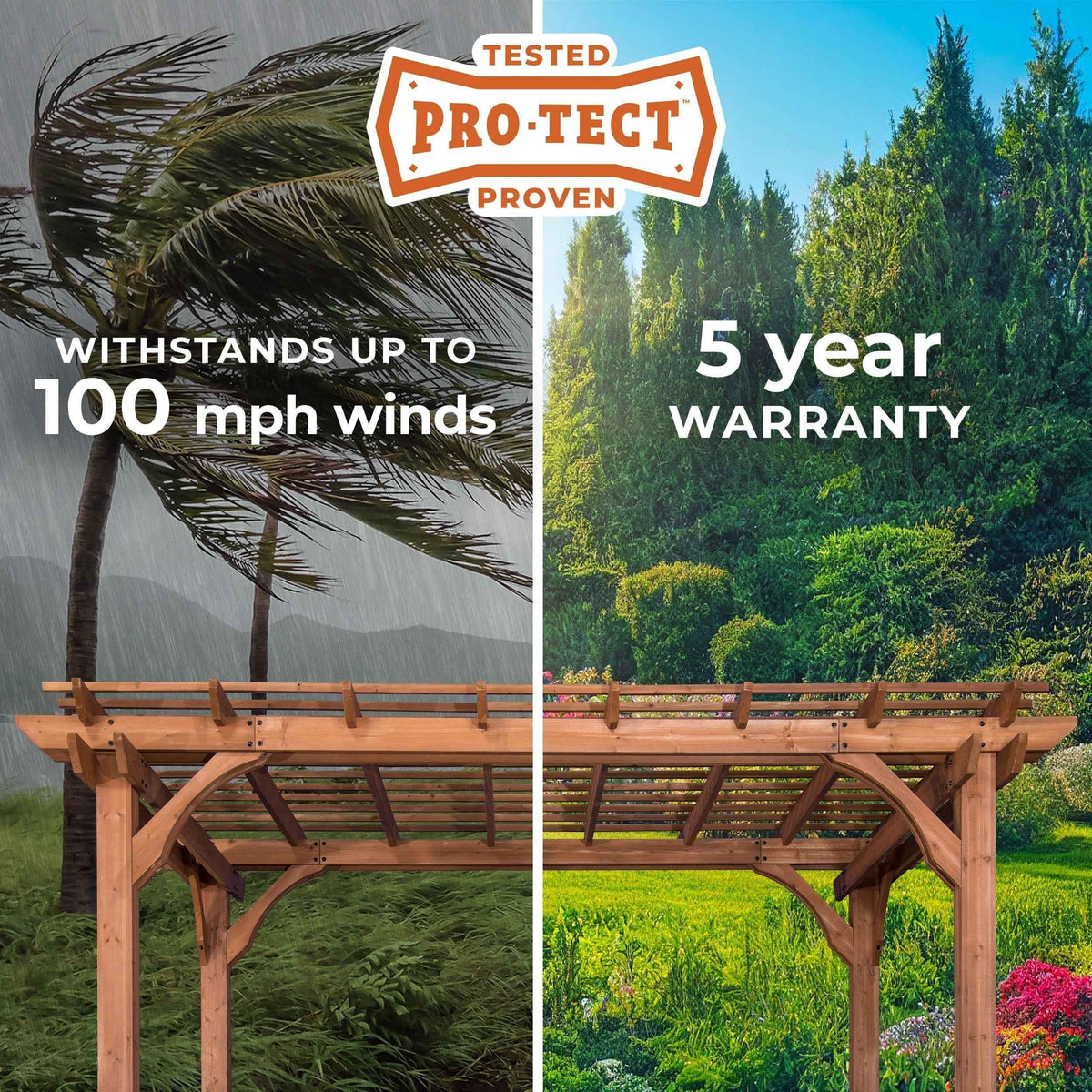 Backyard Discovery 16x12 Beaumont Pergola.