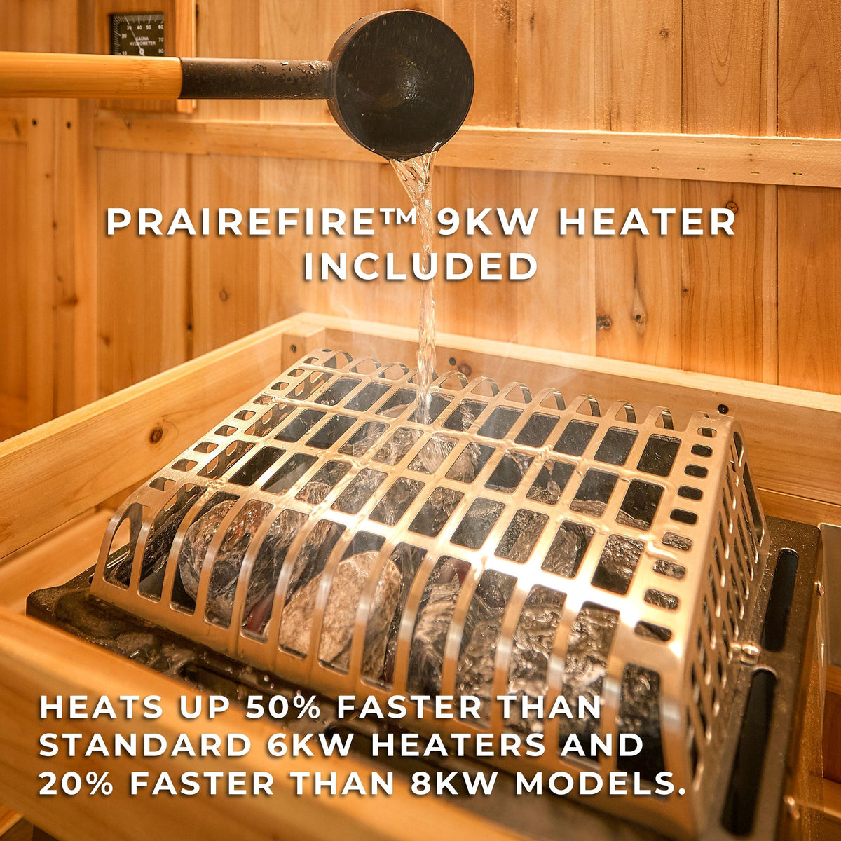Backyard Discovery Paxton Outdoor Barrel Sauna for 4-6