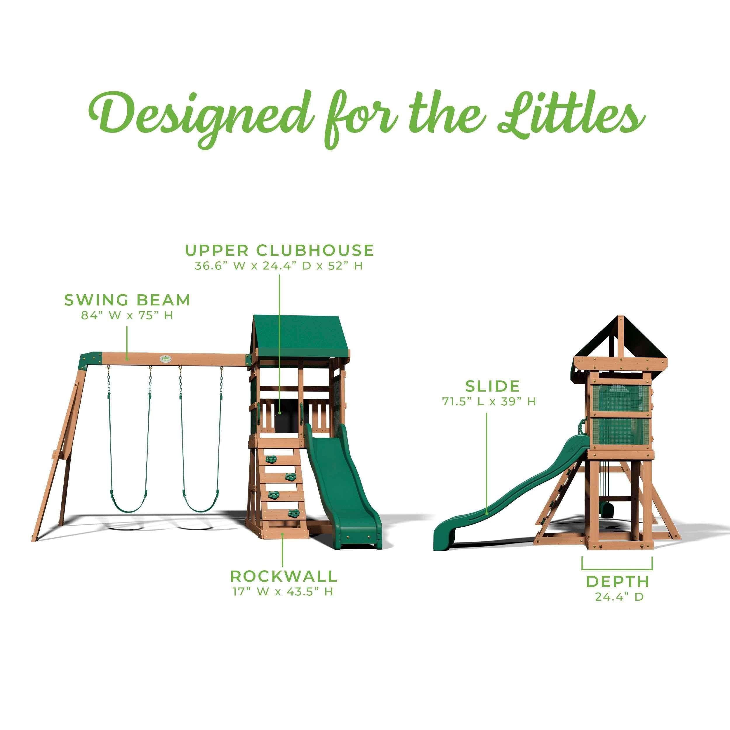 Backyard Discovery Buckley Hill Swing Set.