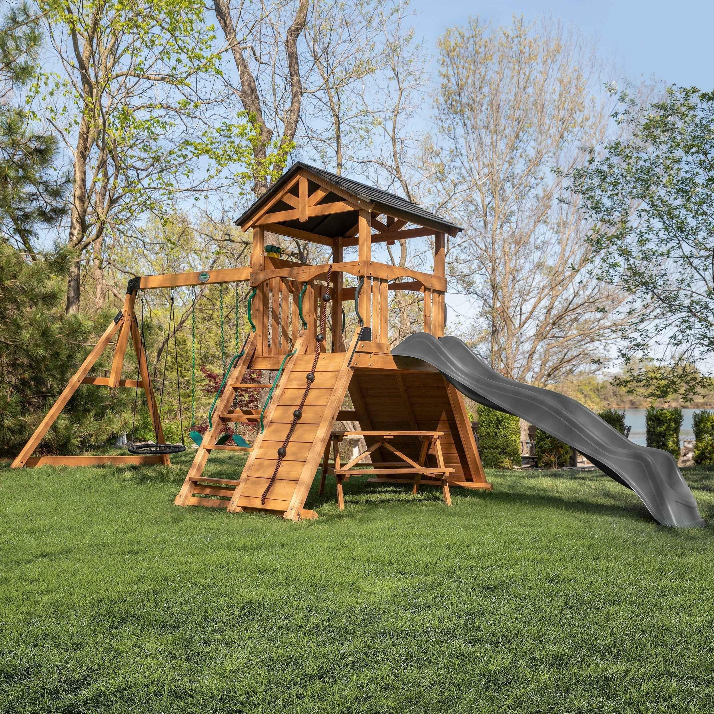 Backyard Discovery Endeavor II Swing Set.