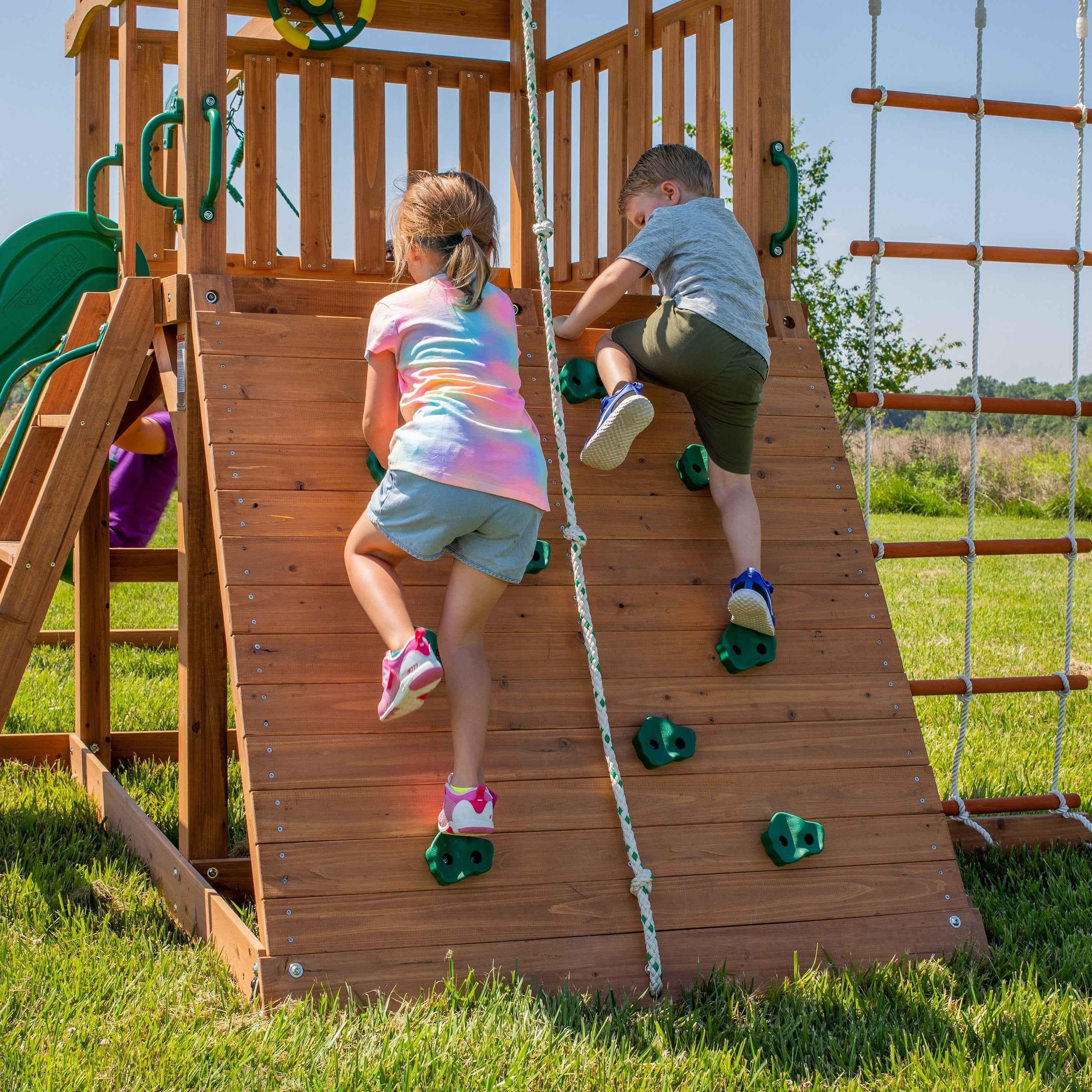 Backyard Discovery Grayson Peak Swing Set.